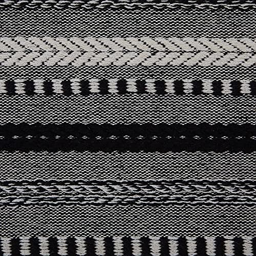 DII Farmhouse Braided Stripe Table Runner Collection, 15x72