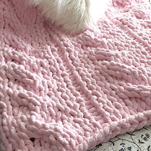 Blanket DIY Chenille 100g/0.22lb Super Bulky Throw Bedding Chunky