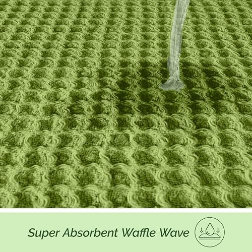 Elegant Comfort 100% Turkish Cotton 12-Pack Waffle Premium Kitchen