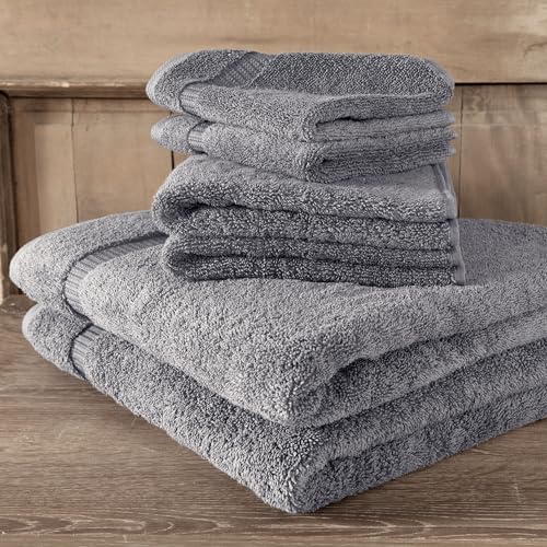 Turkish Towel Set 100% Cotton (Comfort) 6 Pieces, 620gsm