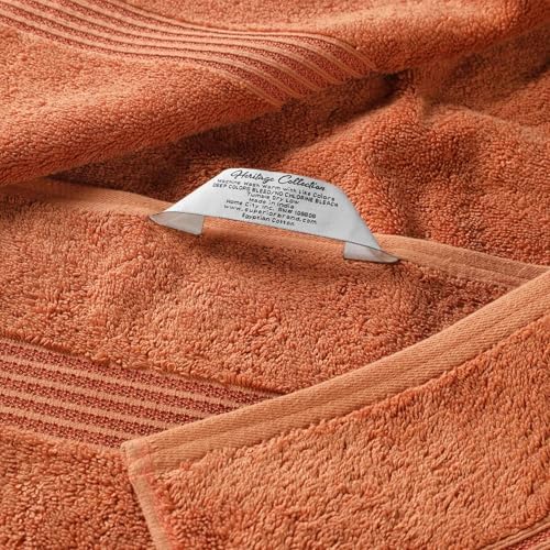 BLUENILEMILLS Egyptian Cotton Plush Towels, Towel Set for Bathroom