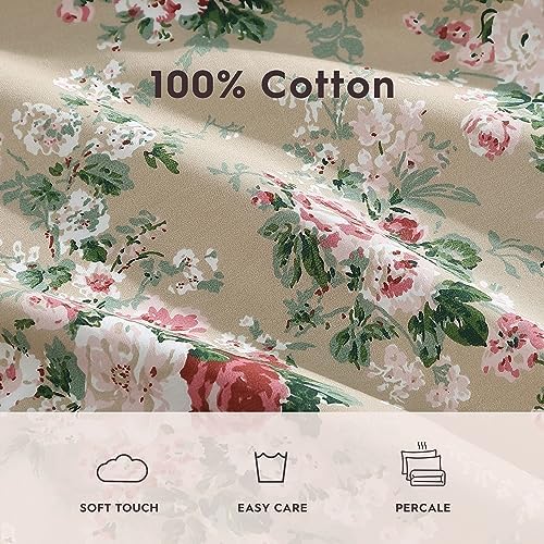 Laura Ashley - Queen Sheet Set with Fitted Sheet & Pillowcases