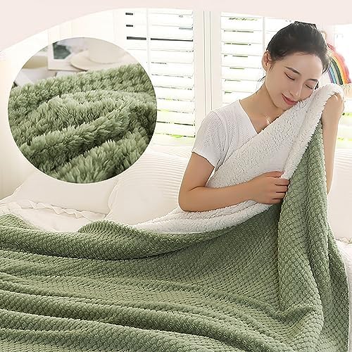 Fluffy Comfy Blankets, Fleece King Size Throw Blanket for Bed