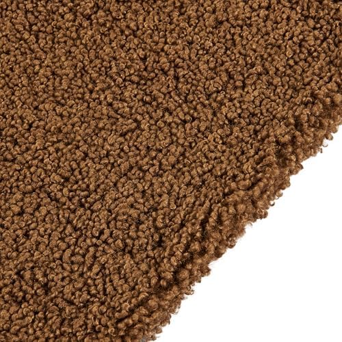 HiEnd Accents Teddy Umber 60x90 inch Boucle Throw Blanket