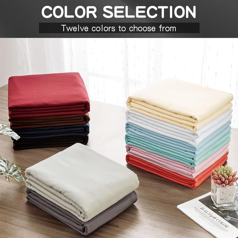 Full (81x96) 400 TC 100% Cotton Flat Sheet - Comfortable, Cooling