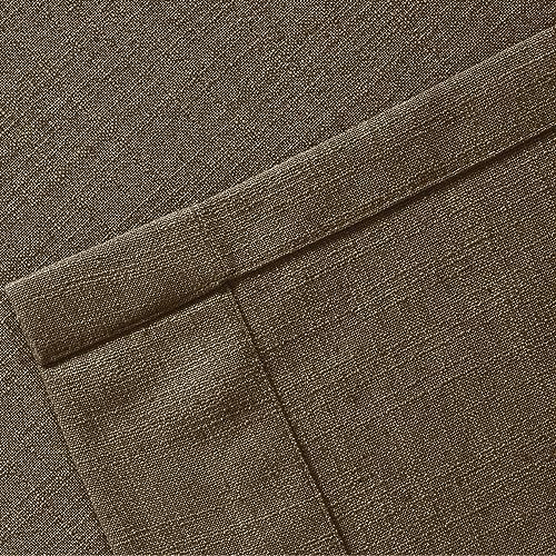 Macochico Light Filtering Curtains 108 Inches Long Linen Drapery