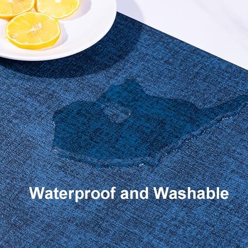 Faux Leather Placemats Set of 4/6, Heat Resistant Waterproof Dining