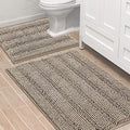 H.VERSAILTEX Bathroom Rugs Bath Rug Set 2 Piece Bathroom Contour Rug