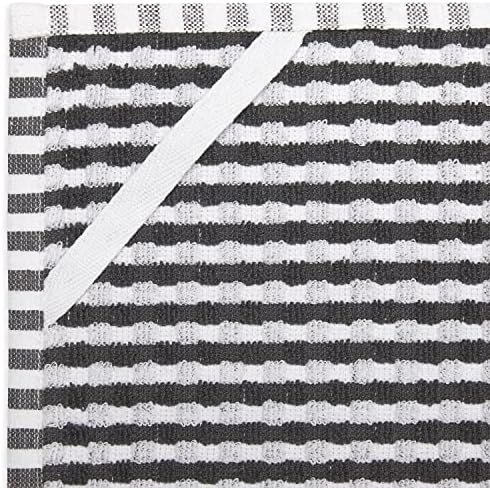 Gingham Check Terrycloth Kitchen Dish Towel Absorbent Large