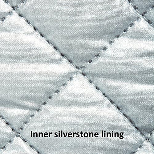 DII Basic Terry Collection 100% Cotton Quilted, Oven Mitt, Mineral