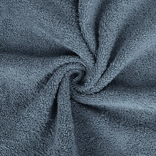 Hand Towels Cotton Set of 4, 16"x28" Cotton Soft Quick Drying Terry