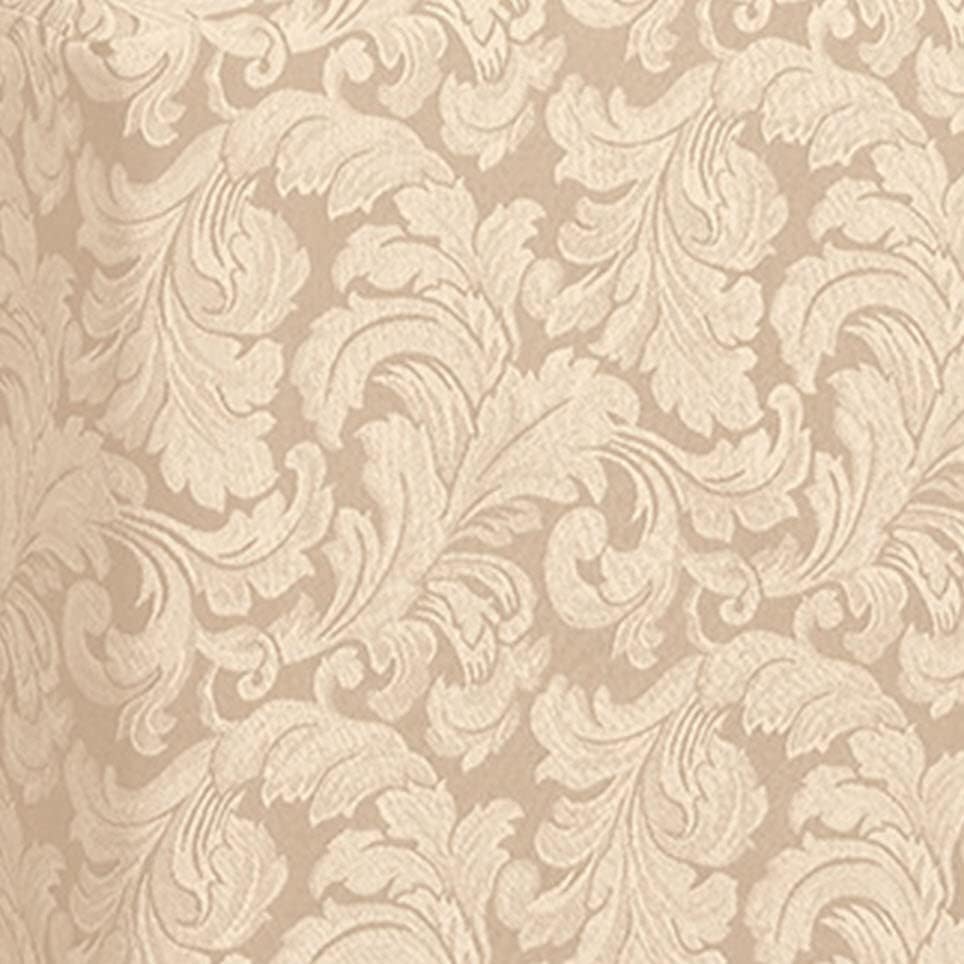 SureFit Scroll Long Dining Chair Slipcover in Champagne