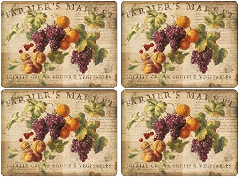 Pimpernel Exclusive Art Collection Placemats, Set of 4