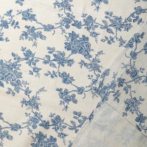YiHomer Pastoral Square Table Cloth 100% Polyester Fabric 60 x 60 Inch