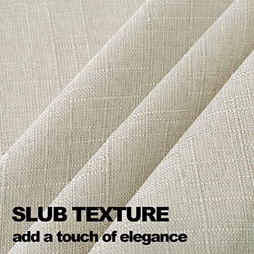 NLMUVW Linen Tablecloth for Rectangle Table 120 Inch, Textured Table