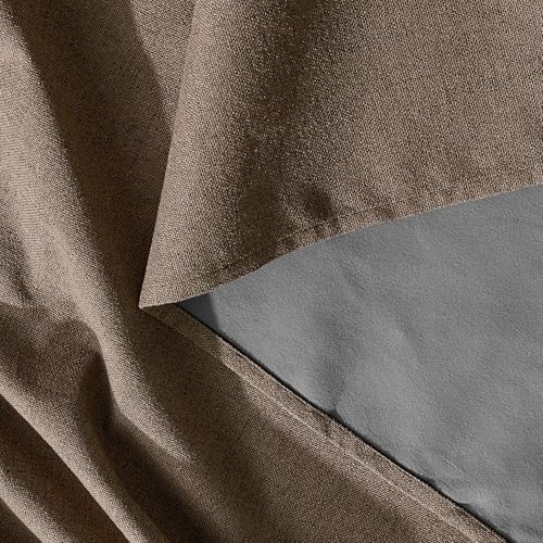 RYB HOME Brown 100% Blackout Curtains 96 Inch Long for Living Dining