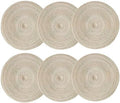 15 Inch Round Placemats Set of 6 Heat-Resistant Stain Resistant