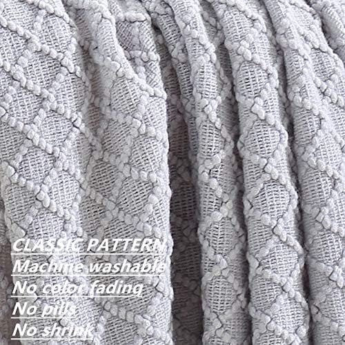 CREVENT Rustic Farmhouse Couch Sofa Throw Blanket for Bedroom Living