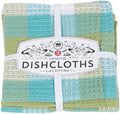 Now Designs Check Dishcloth Set, Leaf