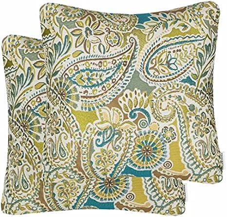 Mika Home Pack of 2 Throw Pillow Covers Decorative Pillow Shells for