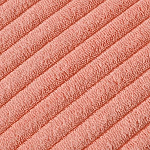 Fancy Homi Pack of 2 Coral Decorative Throw Pillow Covers 18x18 Inch