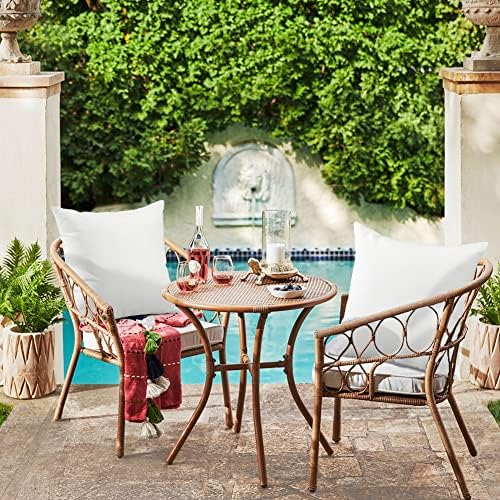OTOSTAR Pack of 4 Outdoor Waterproof Throw Pillow Covers Decorative