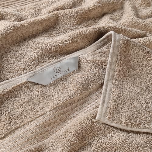 SUPERIOR Heritage Egyptian Cotton 3 Piece Towel Set, Assorted
