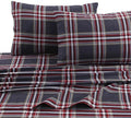 Tribeca Living King Cotton Flannel Deep Pocket Sheet Set, Heritage