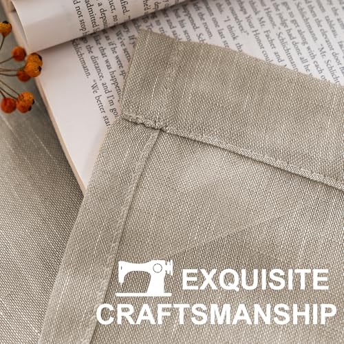 Turquoize Linen Sheer Curtains Natural Linen Semi Sheer Curtains White