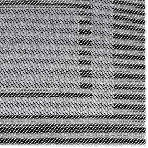 DII Vinyl Tabletop Collection, Placemat Set, 13x17.25, Gray, 6 Piece