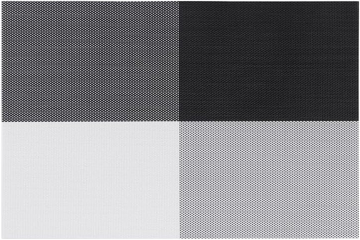 Table Placemats 10 Piece Pack of Woven PVC Placemats 30 * 45Cm Heat