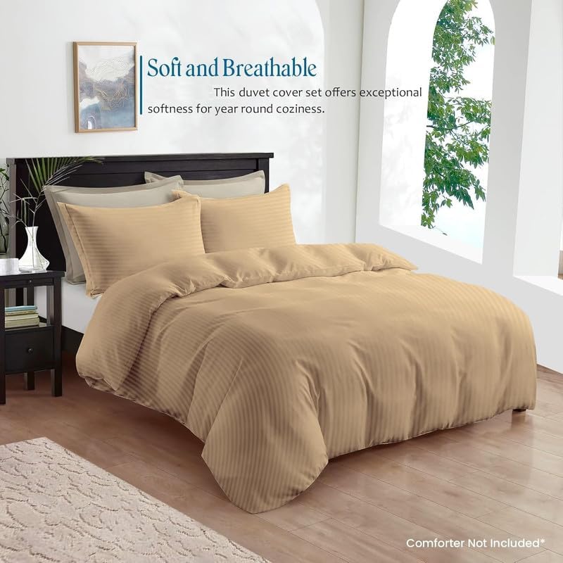 King/Cal-King (90x110) Lightweight 1000-TC Giza Cotton 3 Piece Duvet