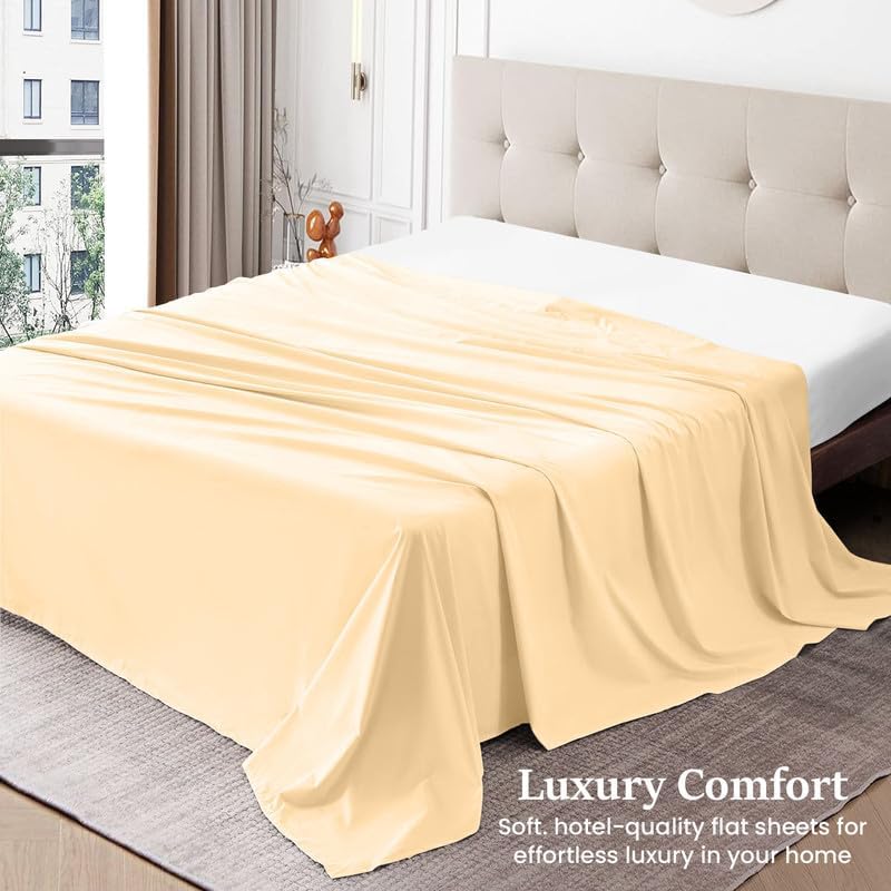 500 Thread Count Egyptian Cotton Flat Sheet, 1 PC Top Sheet – Ultra