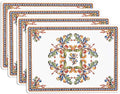 KAF Home Cork Placemats 16 x 12-Inch Set of 4 Chateau (Italian Tile)