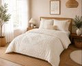 100% Cotton Hand Tufted Textured Duvet Cover Boho Bedding Comforter