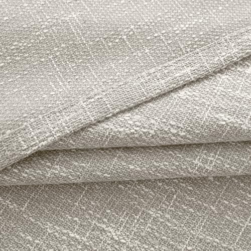 Extra Long Burlap Linen Farmhouse Curtains 120 inch Length 2 Panels