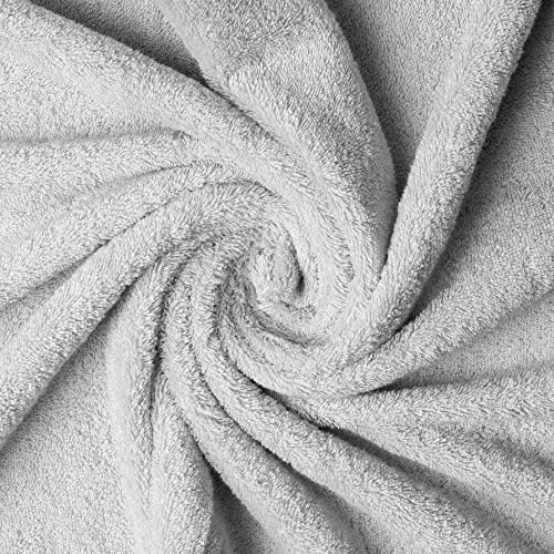 Melissa Linen, 100% Cotton Washcloths for Bathroom, 4-Piece 12x12 in