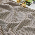 EMME Muslin Cotton Blanket Adults Heather Brown Queen 90"x90"