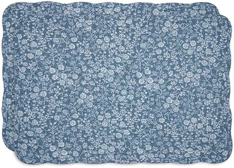Cloths Quilted Placemats for Dining Table Set of 2, Heat Resistant