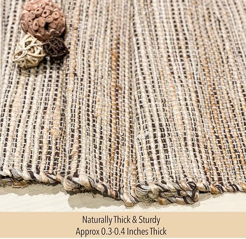 Chardin home Natural Jute Table Runner 13x72 Inch – Vintage Boho