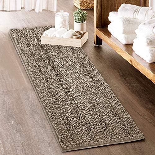 KGORGE Large Bathroom Rugs - Soft Bath Mat Water Absorbent Non-Slip