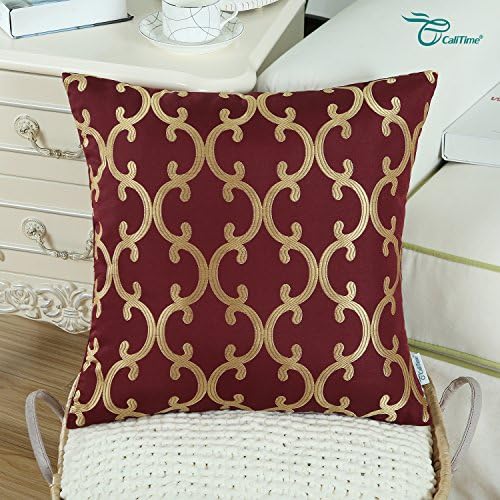 CaliTime Pack of 2 Throw Pillow Covers Cases for Couch Sofa Home