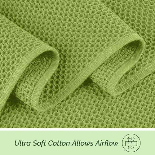 Elegant Comfort 100% Turkish Cotton 12-Pack Waffle Premium Kitchen