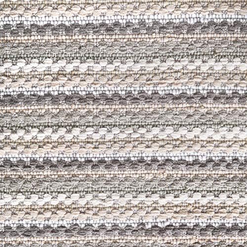 Ramanta Home Chenille Bath Mat Rug 24x36 inch - Linen Combo