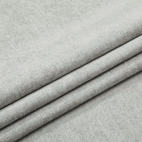Vision Home Silver Grey Pinch Pleated Full Blackout Curtains Velvet