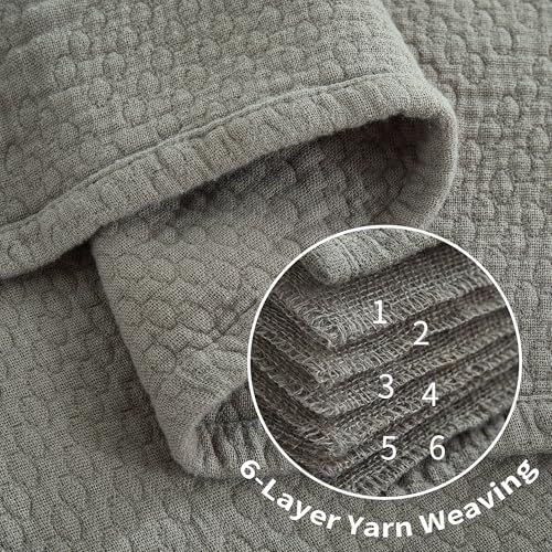 100% Cotton Blanket All Season Soft Breathable Bed Quilt Queen Size