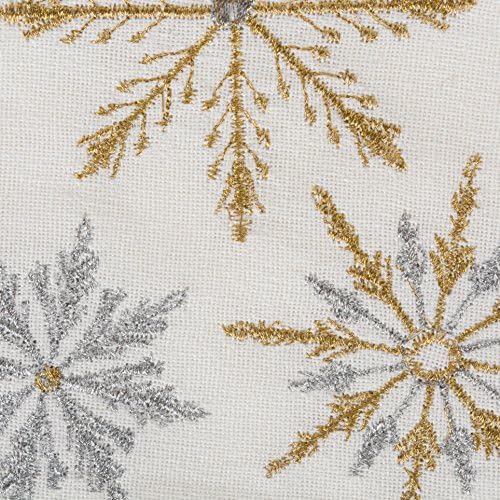 DII Holiday Dining Table Linen Sparkle Metallic Kitchen Décor, Napkin