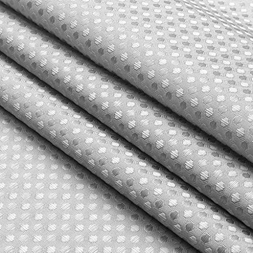 Central Park Grey Ombre Waffle Weave Shower Curtain with Grommets