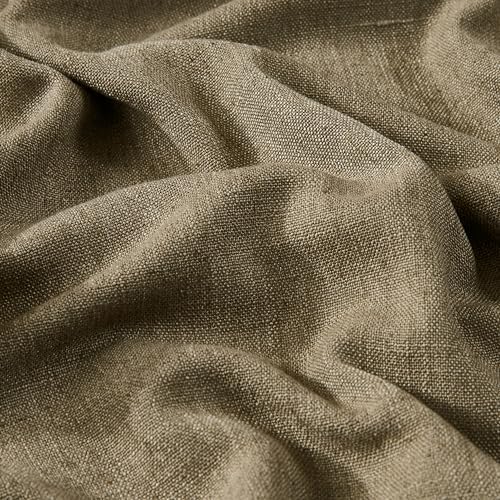 Vision Home Brown Linen Full Blackout Curtains Grommet Total Room