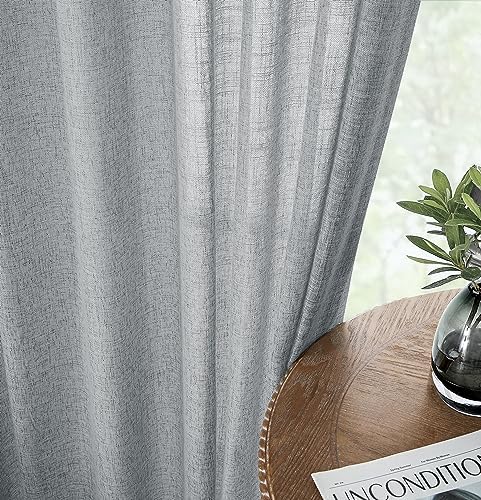 Central Park Pinch Pleated Semi Sheer Curtain Panel, 40"x95"x2